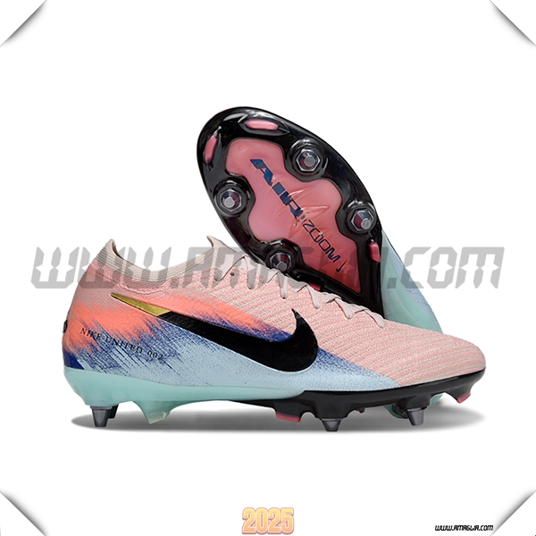 Nike Scarpe Da Calcio AIR ZOOM MERCURIAL VAPOR XVI ELITE SG-PRO Rosa/Nero/Blu