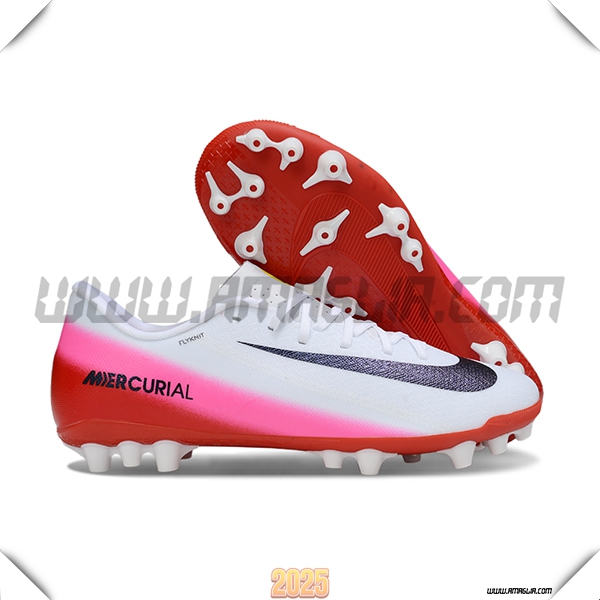 Nike Scarpe Da Calcio AIR ZOOM MERCURIAL VAPOR XVI ACADEMY X MBAPPE AG Bianco/Rosso/Rosa/Nero