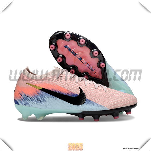 Nike Scarpe Da Calcio AIR Zoom Mercurial Vapor 16 Elite XXV AG Rosa/Nero/Blu