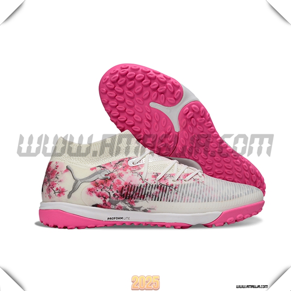 PUMA Scarpe Da Calcio FUTURE 8 ULTIMATE TF Bianco/Rosa