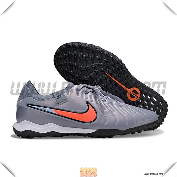 Nike Scarpe Da Calcio Tiempo Legend X PRO TF Grigio/Arancia