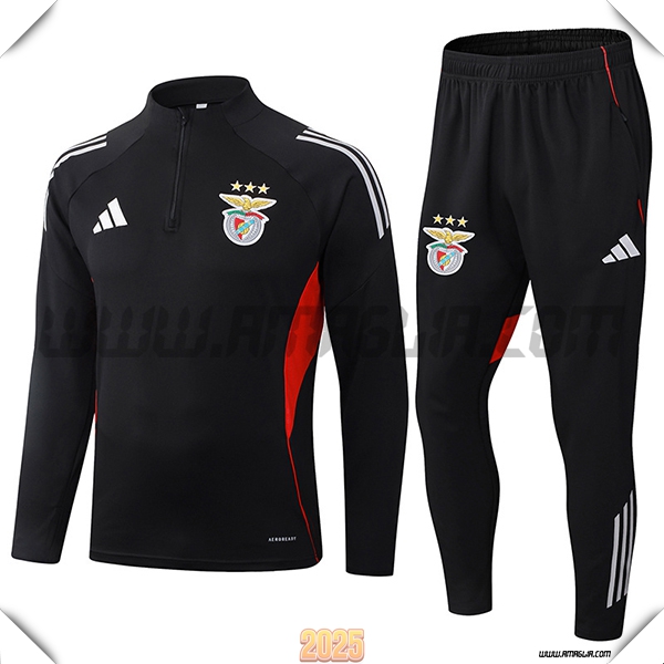 Tuta Calcio Benfica Nero/Rosso/Bianco 2025 2026