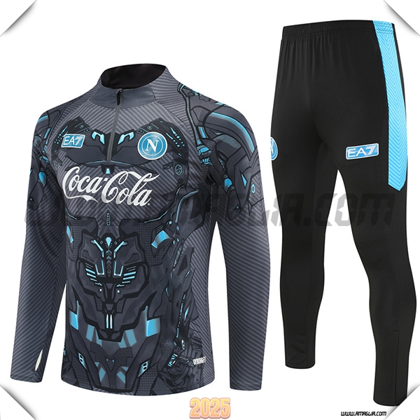 Tuta Calcio SSC Napoli Grigio/Blu 2025 2026