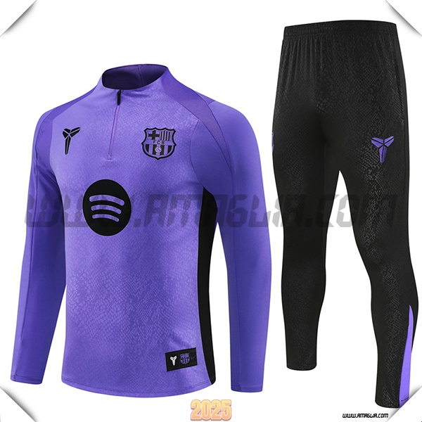 Tuta Calcio FC Barcellona viola/Nero 2025 2026