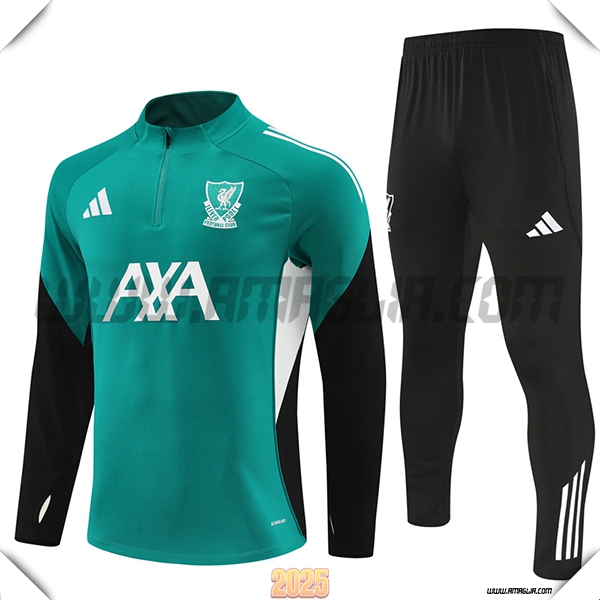 Tuta Calcio FC Liverpool Verde/Nero/Bianco 2025 2026
