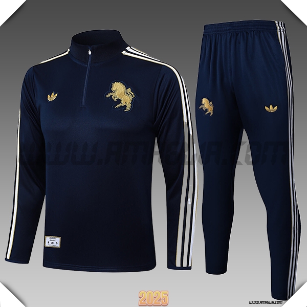 Tuta Calcio Juventus Bambino Blu/Bianco 2025 2026