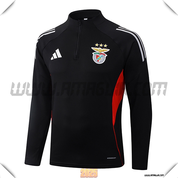 Felpa Allenamento Benfica Nero/Rosso/Bianco 2025 2026