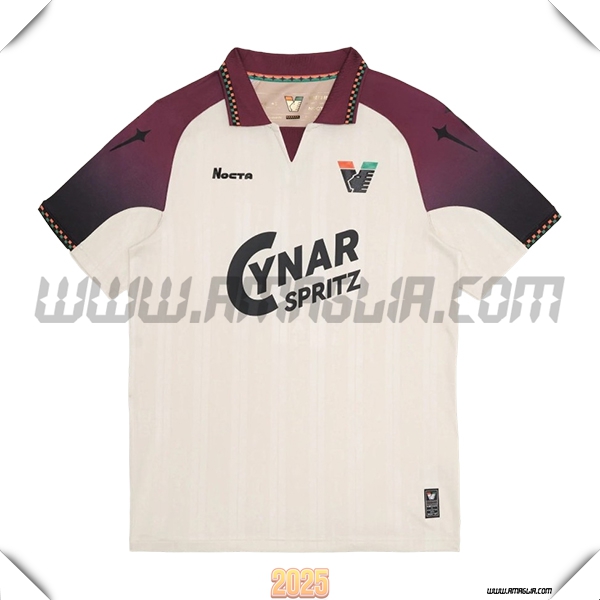 Nuovo Maglia da Venezia FC Seconda 2025 2026 Beige