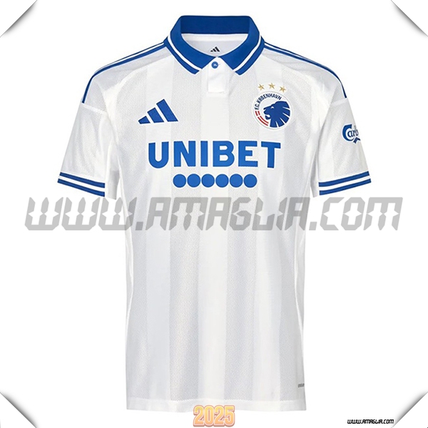 Nuovo Maglia da FC Copenhagen Prima 2025 2026 Bianco