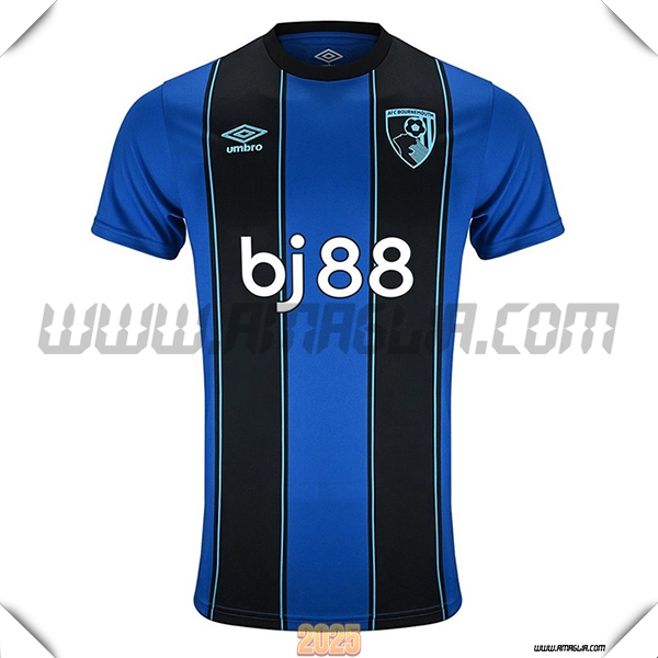 Nuovo Maglia da AFC Bournemouth Seconda 2025 2026 Blu/Nero
