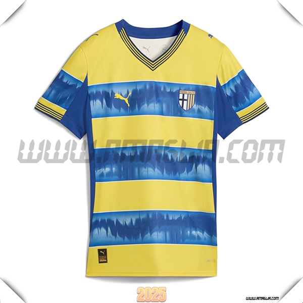 Nuovo Maglia da Parma Calcio Seconda 2025 2026 GIALLO/Blu
