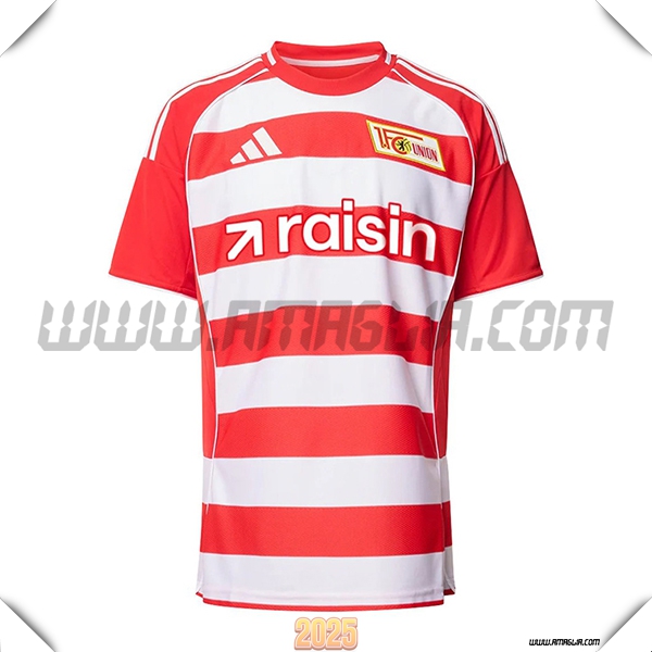 Nuovo Maglia da Union Berlin Prima 2025 2026 Rosso/Bianco