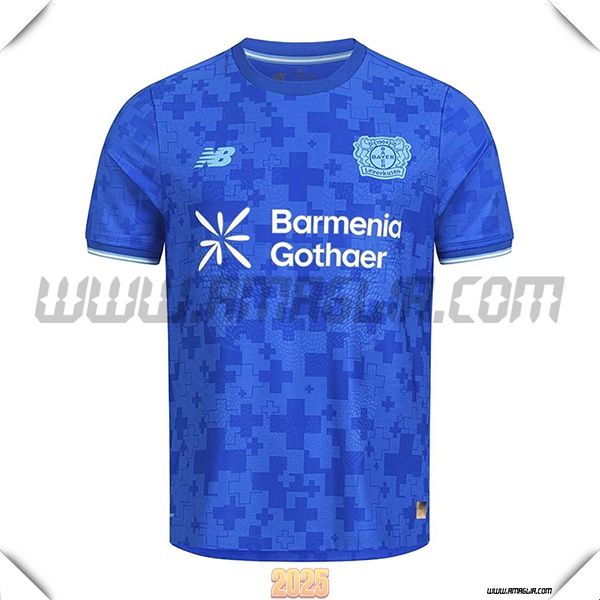 Nuovo Maglia da Bayer 04 Leverkusen Terzo 2025 2026 Blu