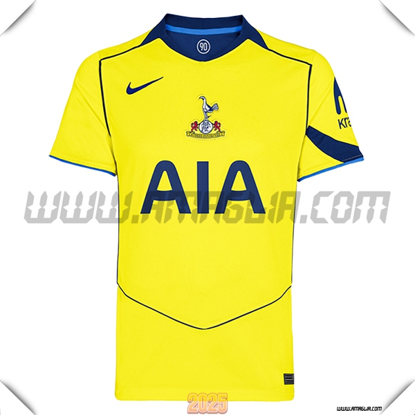 Nuovo Maglia da Tottenham Hotspurs Terzo 2025 2026 GIALLO