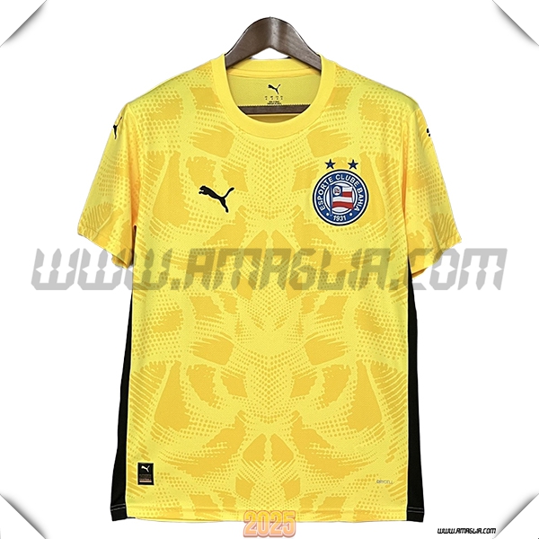 Maglia Calcio Portiere EC Bahia GIALLO 2025 2026