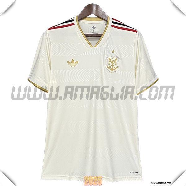 Nuovo Maglia da Flamengo Terzo 2025 2026 Bianco