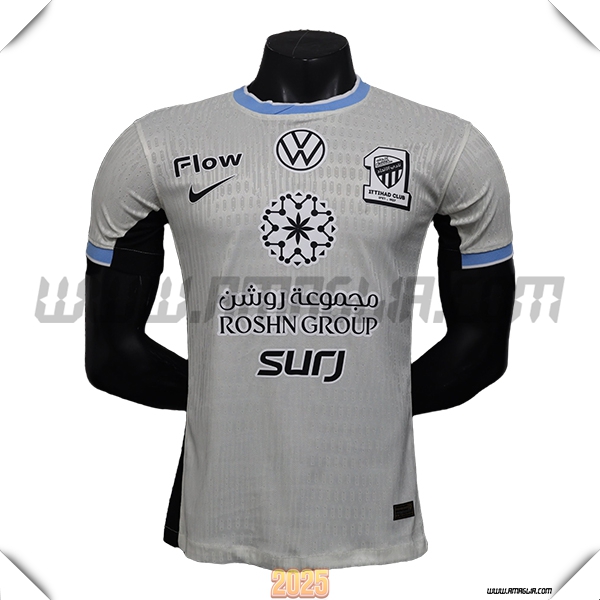 Nuovo Maglia da Al-Ittihad Seconda 2025 2026 Grigio
