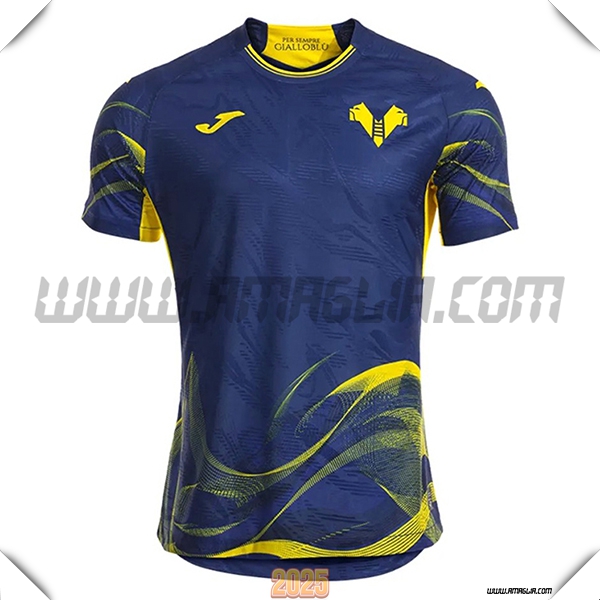 Nuovo Maglia da Hellas Verona Prima 2025 2026 Blu marina