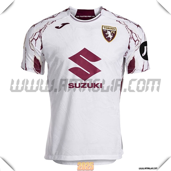 Nuovo Maglia da Torino Seconda 2025 2026 Bianco