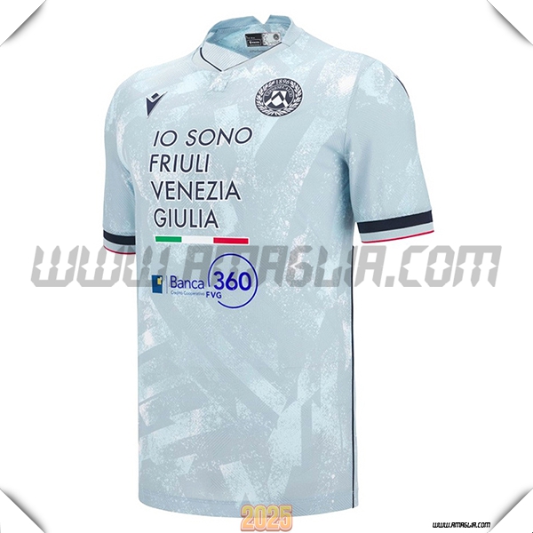 Nuovo Maglia da Udinese Seconda 2025 2026 Azzurro chiaro