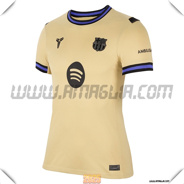 Nuovo Maglia da FC Barcellona Donne Seconda 2025 2026 Beige