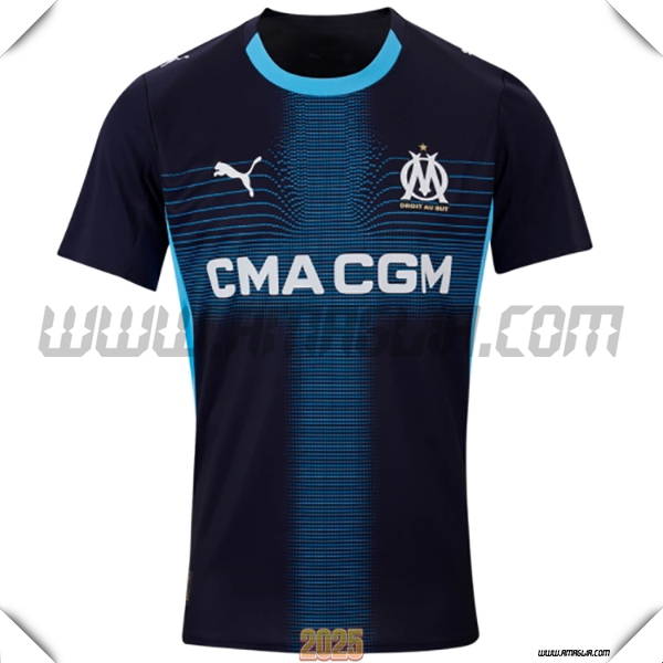 Nuovo Maglia da Marsiglia OM Donne Seconda 2025 2026 Nero/Blu