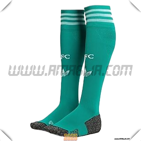 Terzo Calzini Calcio FC Liverpool 2025 2026 Verde