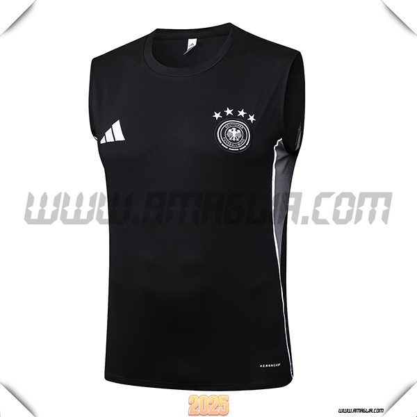 Canotta Allenamento Germania Nero/Grigio 2025 2026