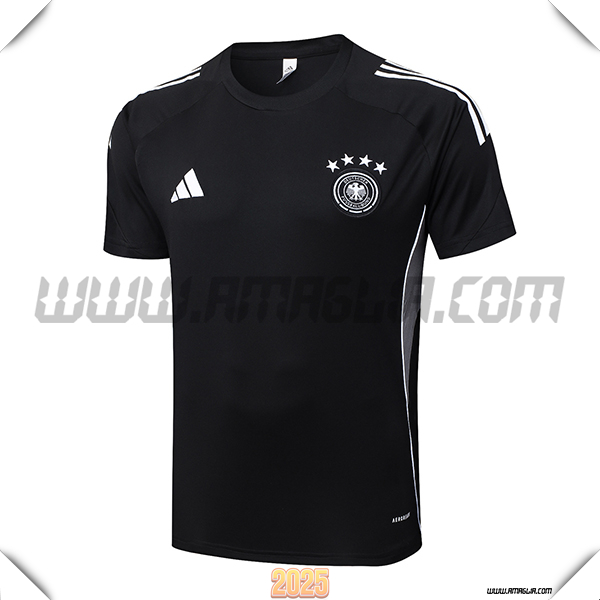 T Shirt Allenamento Germania Nero/Grigio 2025 2026