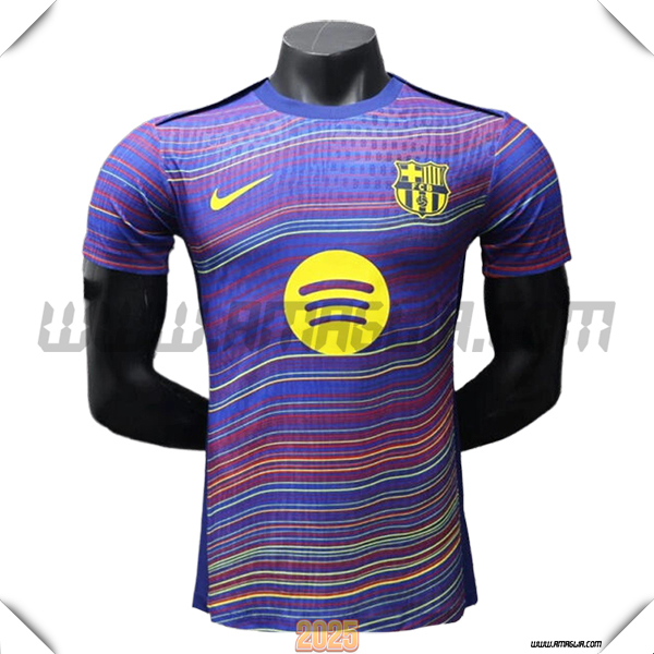 T Shirt Allenamento FC Barcellona viola/Giallo 2025 2026