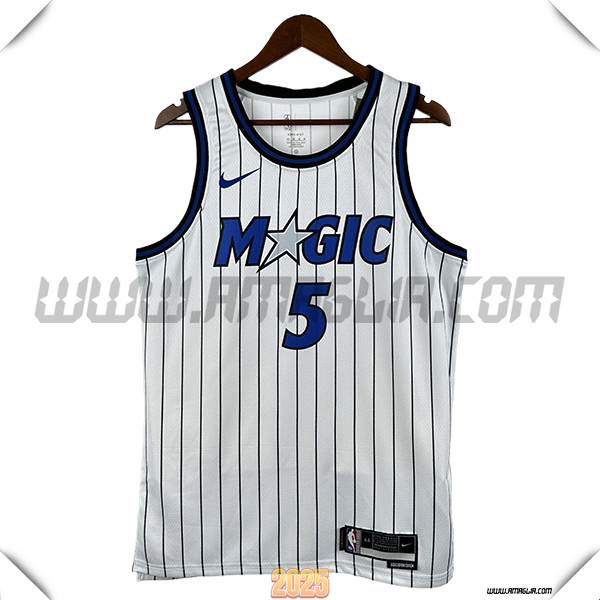 Maglia Orlando Magic (BANCHERO #5) 2025/26 Bianco/Blu/Nero