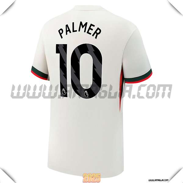 Seconda Maglia Calcio FC Chelsea PALMER #10 2025 2026 Bianco