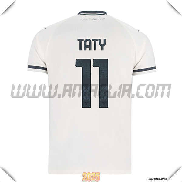 Seconda Maglia Calcio SS Lazio TATY #11 2025 2026 Bianco