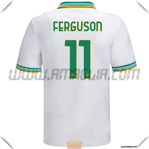 Terzo Maglia Calcio AS Roma BAILEY #31 2025 2026 Bianco