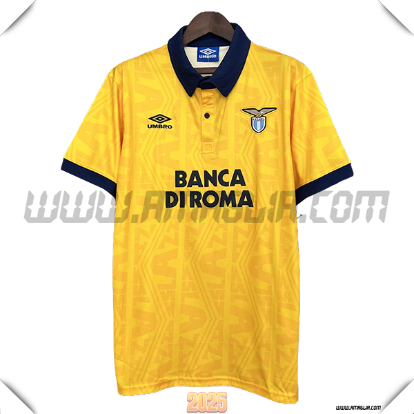 Seconda Maglia da SS Lazio 1991 GIALLO