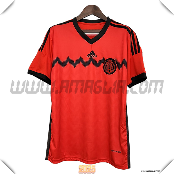 Seconda Maglia da Messico 2014 Rosso
