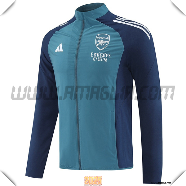 Giacca A Vento Arsenal Blu 2025 2026