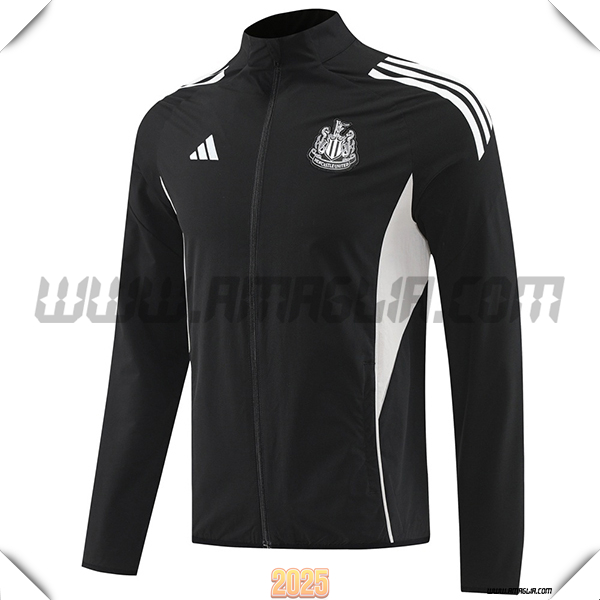 Giacca A Vento Newcastle United Nero/Bianco 2025 2026 -02