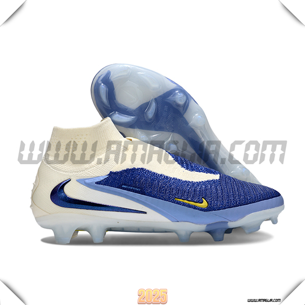 Nike Scarpe Da Calcio Phantom GX III Elite FG Beige/Blu -02