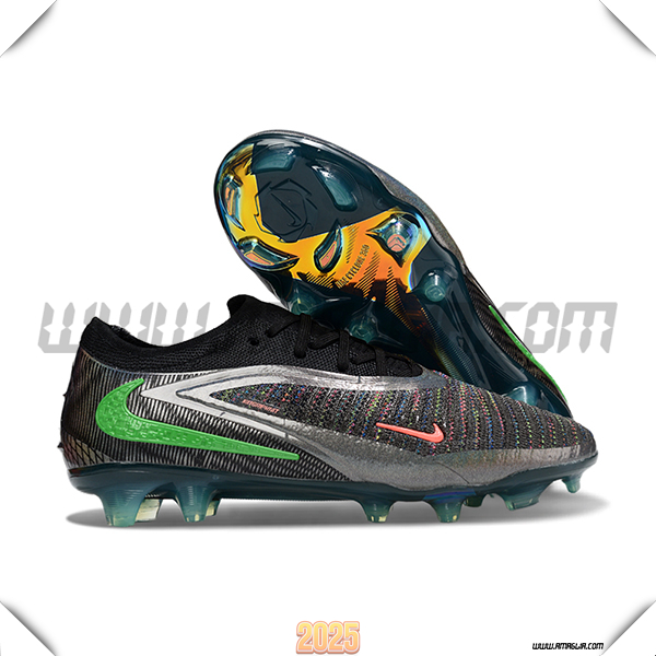 Nike Scarpe Da Calcio Phantom GX III Elite FG Nero/Verde -02