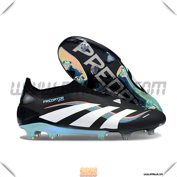 Adidas Scarpe Da Calcio 25 Predator Elite LL FG Nero/Bianco/Blu
