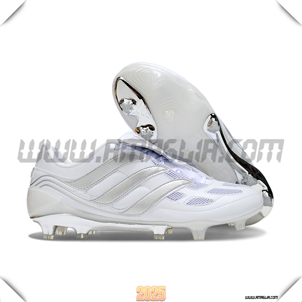Adidas Scarpe Da Calcio Predator Precision Elite Made in Germany FG Bianco/Grigio