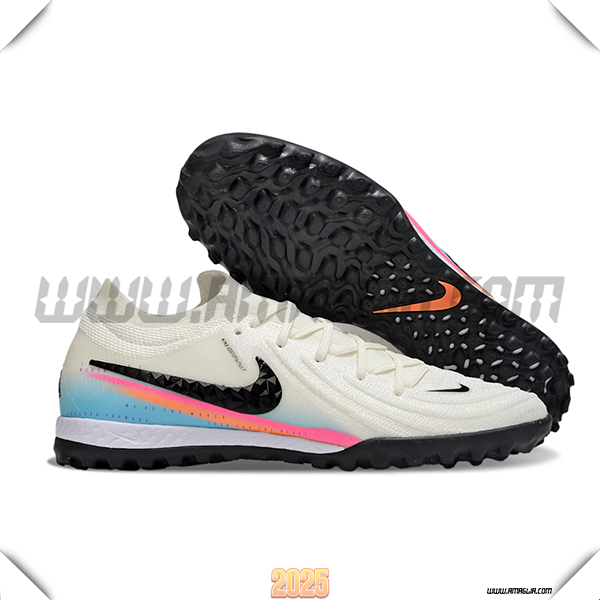 Nike Scarpe Da Calcio Phantom GX II EliteTF Bianco/Nero/Rosa/Blu