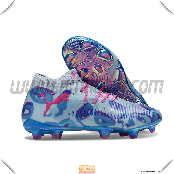 PUMA Scarpe Da Calcio FUTURE 8 ULTIMATE FG/AG Blu/viola -02