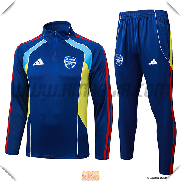Tuta Calcio Arsenal Blu/Giallo/Rosso 2025 2026