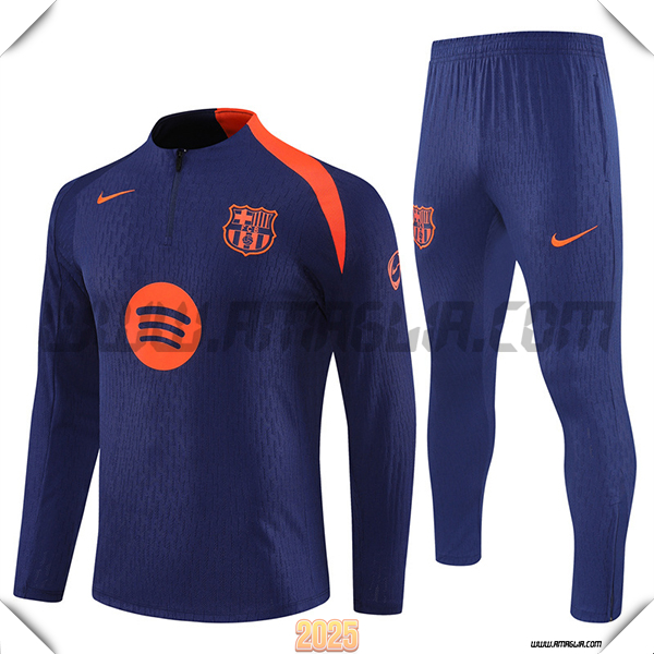 Tuta Calcio FC Barcellona Blu/Arancia 2025 2026