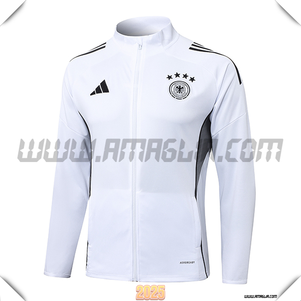Giacca Calcio Germania Bianco/Grigio 2025 2026