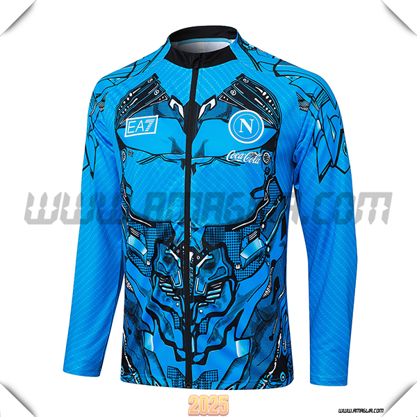 Giacca Calcio SSC Napoli Blu/Nero 2025 2026