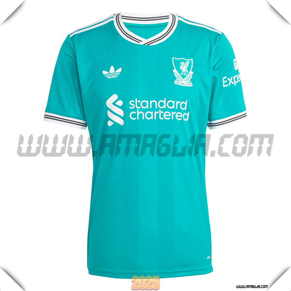 Nuovo Maglia da FC Liverpool Terzo 2025 2026 Verde