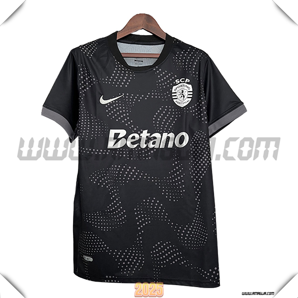 Maglia Calcio Sporting Edizione Speciale Nero 2025 2026